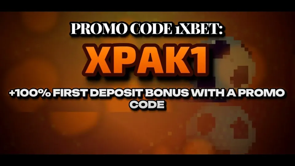 Where do you enter the promocode 1xBet XPAK1 to get the welcome bonus?